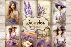 Lavender Junk Journal Kit, Victorian Ephemera, GlamArtZhanna, Lavender Junk Journal Pages, Country Girl Printable, Digital Collage Sheet Bundle, French Scrapbook Paper, Botanical Ephemera, Spring Junk Journal, Vintage Diary Pages