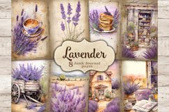 Lavender Junk Journal Pages, Vintage Botanical Ephemera, GlamArtZhanna, Spring Journal Card, Printable JPG Pages, Provence Printable Paper, Cottagecore Junk Journal Paper, Summer Collage Sheet, Digital Collage Sheet, Junk Journal Printable Paper Set