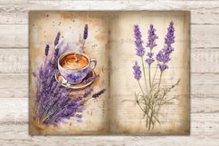 Lavender Junk Journal Pages, Vintage Botanical Ephemera, GlamArtZhanna, Spring Journal Card, Printable JPG Pages, Provence Printable Paper, Cottagecore Junk Journal Paper, Summer Collage Sheet, Digital Collage Sheet, Junk Journal Printable Paper Set