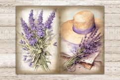 Lavender Junk Journal Pages, Vintage Botanical Ephemera, GlamArtZhanna, Spring Journal Card, Printable JPG Pages, Provence Printable Paper, Cottagecore Junk Journal Paper, Summer Collage Sheet, Digital Collage Sheet, Junk Journal Printable Paper Set