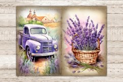 Lavender Junk Journal Pages, Vintage Botanical Ephemera, GlamArtZhanna, Spring Journal Card, Printable JPG Pages, Provence Printable Paper, Cottagecore Junk Journal Paper, Summer Collage Sheet, Digital Collage Sheet, Junk Journal Printable Paper Set