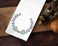 Lavender wreath embroidery design Product Image 3