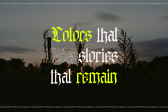 Lawlliet | Blackletter Typeface Product Image 5