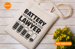 lawyer battery life funny quote Product Image 2