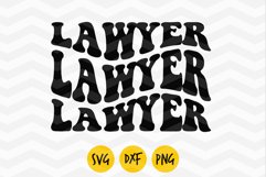 Lawyer wavy letters svg