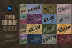 Grunge Text Effects Bundle Product Image 1