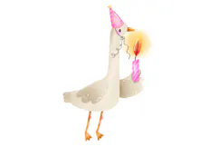 Goose Birthday . Baby Girl and Boy Newborn Baby Shower Product Image 11