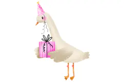 Goose Birthday . Baby Girl and Boy Newborn Baby Shower Product Image 12