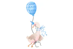 Goose Birthday . Baby Girl and Boy Newborn Baby Shower Product Image 16