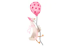 Goose Birthday . Baby Girl and Boy Newborn Baby Shower Product Image 17