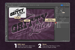 Grunge Text Effects Bundle Product Image 3