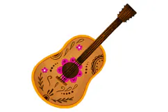 Watercolor Day of the Dead Clipart, Mexican Dia de los Muert Product Image 5