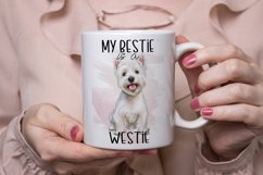 Funny Cute Westie West Highland Terrier Dog Sublimation Png Product Image 3