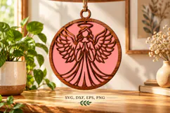 Layered Angel Ornament Christmas Product Image 1