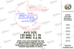 Baby Milestone Macrame Cards Bundle Laser Cut. Baby Card SVG Product Image 3