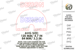 Macrame Baby Milestone Cards Bundle Laser Cut.Baby Card SVG Product Image 5