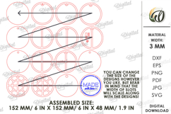 Layered Bead Organizer Laser Cut. Organizer Box SVG Product Image 3