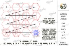 Layered Bead Organizer Laser Cut. Organizer Box SVG Product Image 3
