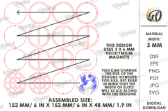 Layered Bead Organizers Bundle Laser Cut. Organizer Box SVG Product Image 7