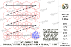 Layered Bead Organizer Laser Cut. Organizer Box SVG Product Image 3