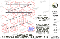 Layered Bead Organizer Laser Cut. Organizer Box SVG Product Image 3