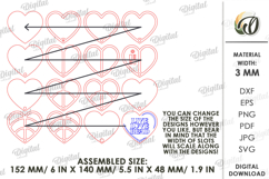 Layered Bead Organizer Laser Cut. Organizer Box SVG Product Image 3