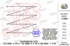 Layered Bead Organizer Laser Cut. Organizer Box SVG Product Image 3