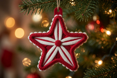 Layered Christmas Ornament "Star" | Cutting Files Product Image 2