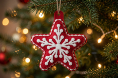 Layered Christmas Ornament "Star"_2 | Cutting Files Product Image 2