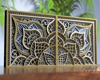 Laser cut 9 Layer Mandala SVG DXF design cut files - M272 Product Image 2