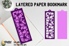 Layered Paper Bookmark Bundle. PaperCut. Bookmark SVG. Product Image 9