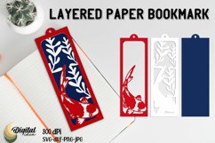 Layered Paper Bookmark Bundle. PaperCut. Bookmark SVG. Product Image 5