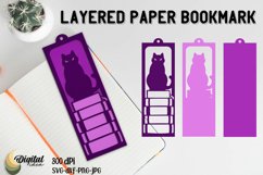 Layered Paper Bookmark Bundle. PaperCut. Bookmark SVG. Product Image 6