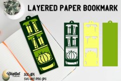 Layered Paper Bookmark Bundle. PaperCut. Bookmark SVG. Product Image 8