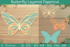 Layered Papercut Butterflies Product Image 1