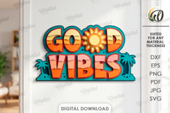 3D Layered Papercut Wall Decors Bundle. Wall Art SVG Product Image 8