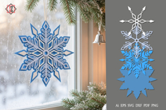 Layered snowflakes_6 | Cutting Files Product Image 1