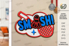 Layered Sports Signs Bundle Laser Cut. Sport SVG Product Image 12