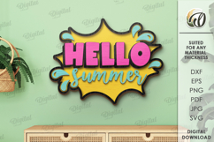 Summer Signs Bundle Laser Cut. Summer Decor SVG Product Image 2