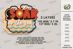 Summer Signs Bundle Laser Cut. Summer Decor SVG Product Image 17