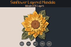 Sunflower Layered Mandala Product Image 3