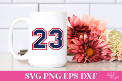 Layered Varsity SVG Alphabet Product Image 4