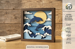 3D Layered Wall Art Signs Bundle Laser Cut. Summer SVG Product Image 4