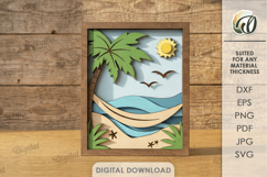 3D Layered Wall Art Signs Bundle Laser Cut. Summer SVG Product Image 13