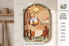 3D Felt Memory Organizers Bundle Laser Cut. Wall Decor SVG Product Image 2