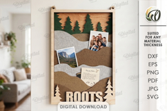 3D Felt Memory Organizers Bundle Laser Cut. Wall Decor SVG Product Image 13