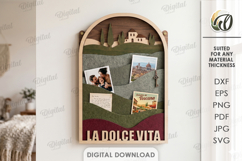 3D Felt Memory Organizers Bundle Laser Cut. Wall Decor SVG Product Image 4