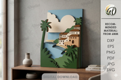 3D Cityscape Wall Art Bundle Laser Cut. Layered Home Decor Product Image 9