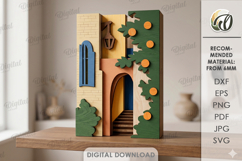 3D Cityscape Wall Art Bundle Laser Cut. Layered Home Decor Product Image 11