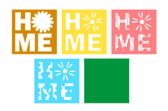 Flower Home Spring 3D Layered Shadow box SVG Template Product Image 3